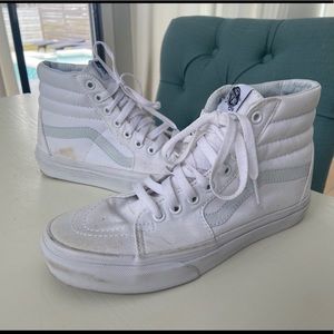 White high top vans